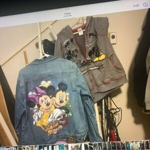 Mickey and Minnie  Denim Jacket - Blue